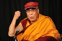 O Dalai Lama, de 74 anos