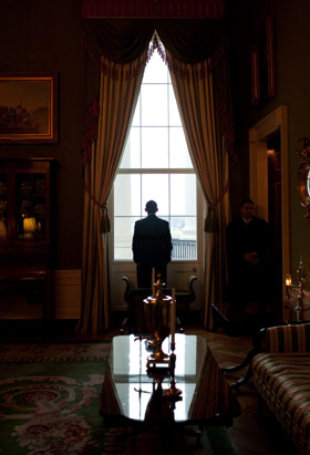 O presidente dos EUA, Barack Obama, na Casa Branca