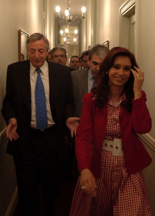 Néstor Kirchner e Cristina Fernández / Foto: 'Presidencia de la Nación'