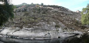 Obras da minicentral da Merca, no rio Arnoia /Foto: Xurxo Dorrego - Adega