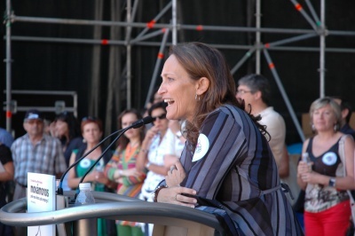 Teresa Táboas deu paso ás intervencións de Iria Aboi e Guillerme Vázquez