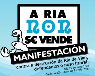 O 25 Manifestación contra a destrución da ría de Vigo