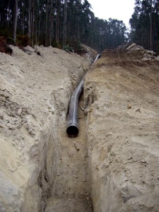 Ecoloxistas alertan do impacto ambiental que provocaría o gasoduto de Reganosa ao seu paso polo Eume