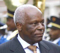O presidente de Angola, José Eduardo dos Santos