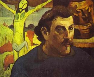 'Autorretrato con Cristo Amarelo' (Gauguin, 1889)