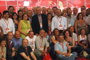Imaxe de grupo da delegaci&oacute;n do PSdeG no 37&ordm; Congreso do PSOE