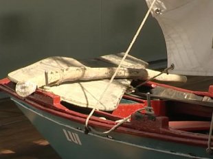 Gamela de Jorge o pescador no Museo do Mar