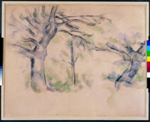Cezanne. "Grandes Árbores" (1890)