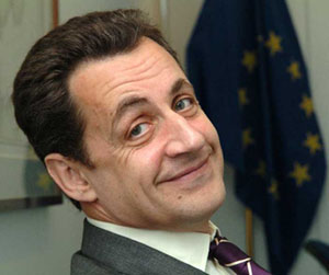 O presidente francés Nicolás Sarkozy
