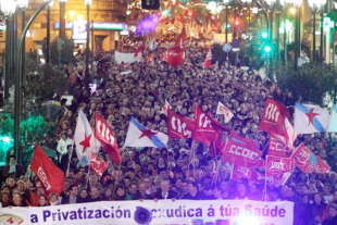 50 mil persoas manifestáronse polas rúas de Vigo