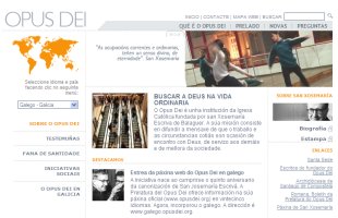 Web do Opus Dei en galego