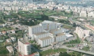 O complexo hospitalario, visto dende o ar