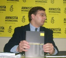 Alberto Estévez é portavoz de Amnistía Internacional en Galiza