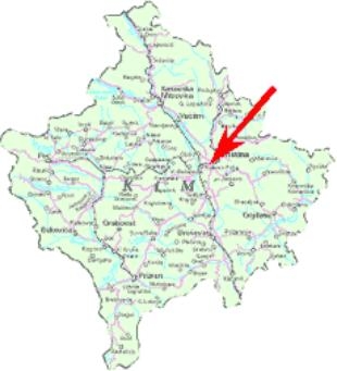 Localización da 'Kosovo poljie'