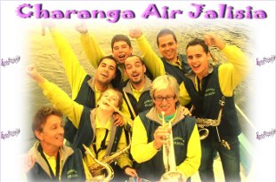 A charanga Air Jalisia, de Marín, aparece no tema predefinido de Charanga CMS