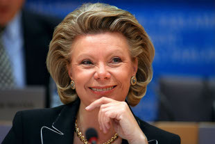 Viviane Reding, comisaria da Sociedade da Información