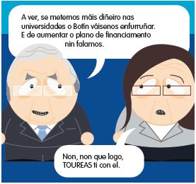 As caricaturas de Touriño e Sánchez Piñón