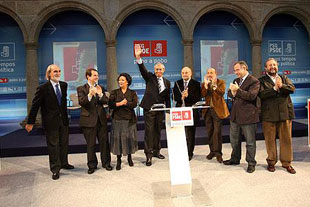 Presentación dos candidatos do PSdeG nas sete cidades