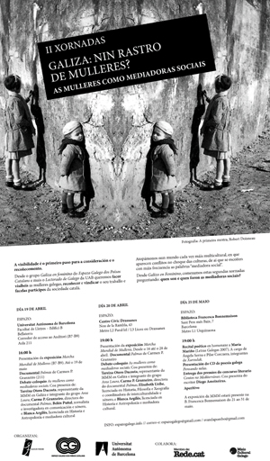 Cartel do II Ciclo "Galiza: nin rastro de mulleres?"