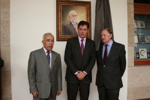 Francisco Cacharro, Xosé Ramón Gómez Besteiro e Xulio Ulloa