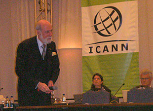 Vinton G. Cerf , presidente da ICANN /Foto: L.R.