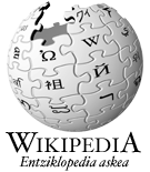 Logotipo da Wikipedia en éuscaro