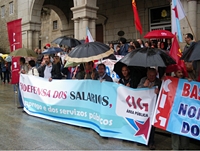 Manifestación da CIG en Ourense