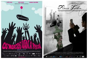 Cartaces de 'Os mortos van á présa' e 'Flores Tristes', filmes proxectados no curso