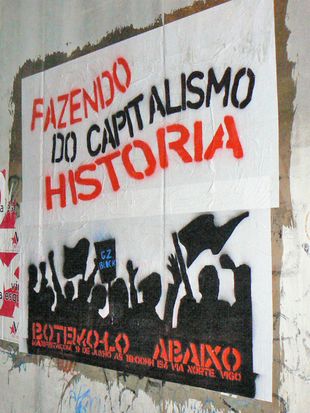 Cartel chamando á mobilización en Vigo / Foto: CIG