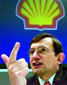 O xefe executivo de Shell, Jeroen van der Veer