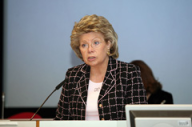 Viviane Reding, comisaria europea para a Sociedade da Información e Medios de Comunicación