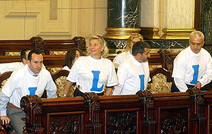 Os concelleiros do PP coruñés xa amosaran nun pleno o seu apoio ao topónimo castelanizado