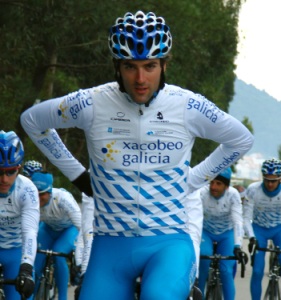 Gustavo Veloso, o ciclista en mellor forma do Xacobeo hoxe