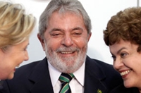 Lula, con Clinton e Rousseff