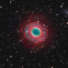 Imaxe da nebulosa do Anel