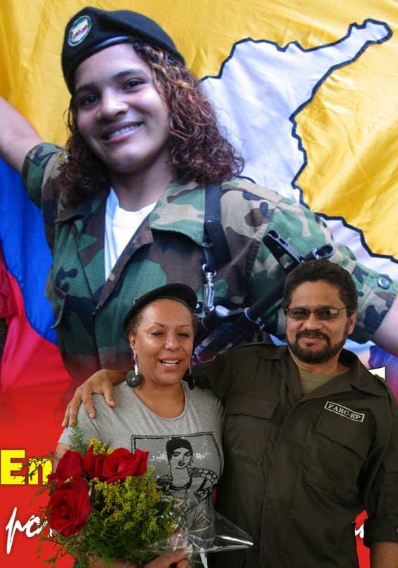 A senadora Piedad C&oacute;rdoba e Iv&aacute;n M&aacute;rquez
