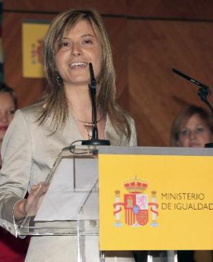 Ministra de Igualdade na presentaci&oacute;n do programa