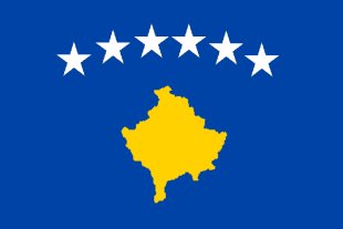 Nova bandeira de Cosova