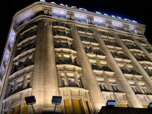 Edificio do Banco Pastor na Coruña