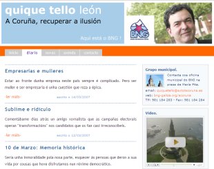 Blog de Henrique Tello, candidato do BNG á alcaldía da Coruña