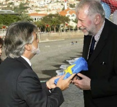 Os ministros portugués e esloveno de Exteriores, este luns en Madeira