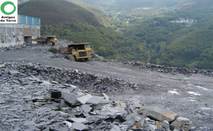 Explotación mineira no Courel / Foto: Amigos da Terra