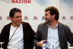Roberto Mera con Anxo Quintana