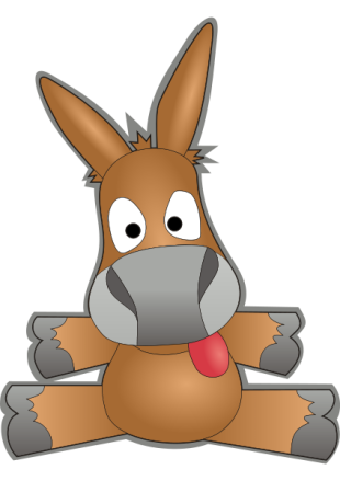 Mascota dun dos programas P2P máis populares, o eMule