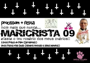O cartaz do evento Maricrista09
