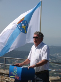 O alcalde de Narón, Xoán Gato, o 25 de xullo