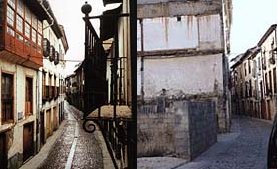 A Casa de Mart&iacute;n Sarmiento, e o solar no que se prev&eacute; constru&iacute;r