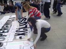 O crebacabezas feito en Galiza nos actos centrais desta campaña, en abril deste ano