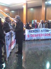 Protesta de traballadores de Termavi