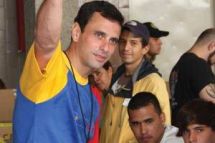 O gobernador electo de Miranda, Capriles Radonski
